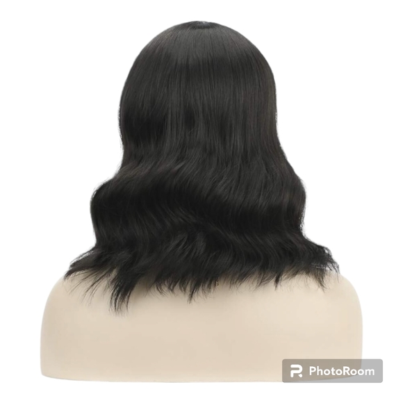 14" Curly Wig with Bangs - Picture 3 of 5